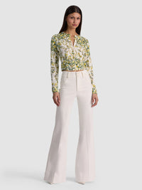 Alice + Olivia Cardigan imprimé Carson - Fresh Air Butter