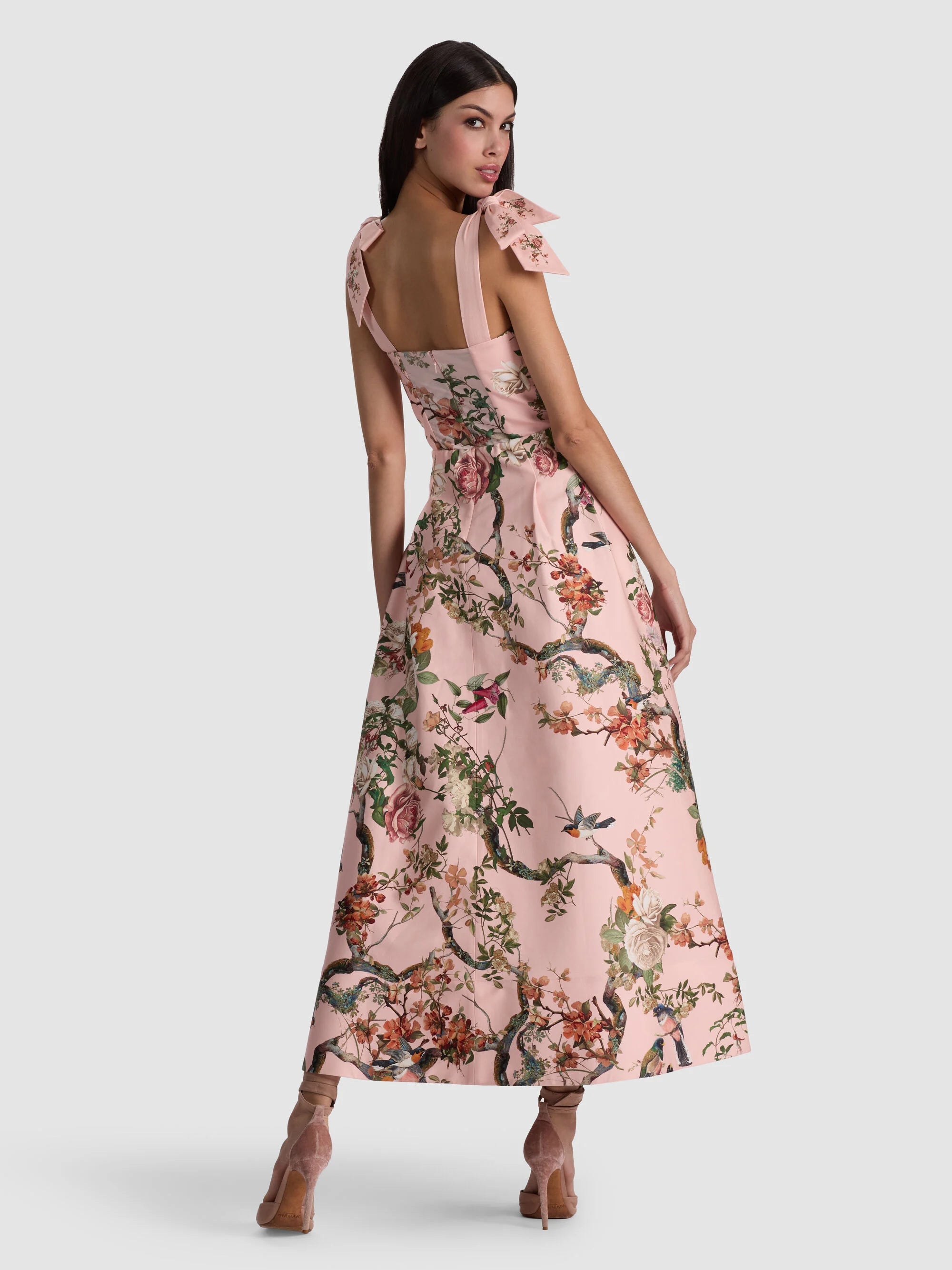 Alice + Olivia Robe midi Hana Sunset Grove
