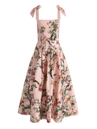 Alice + Olivia Robe midi Hana Sunset Grove