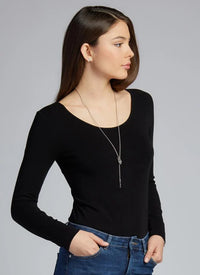 C'est Moi Bamboo L/S Scoop Neck