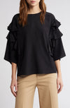 Frame Ruffle Sleeve Blouse