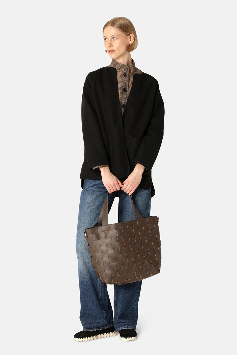 Ilse Jacobsen Big Braided Crossbody Shopper Bag