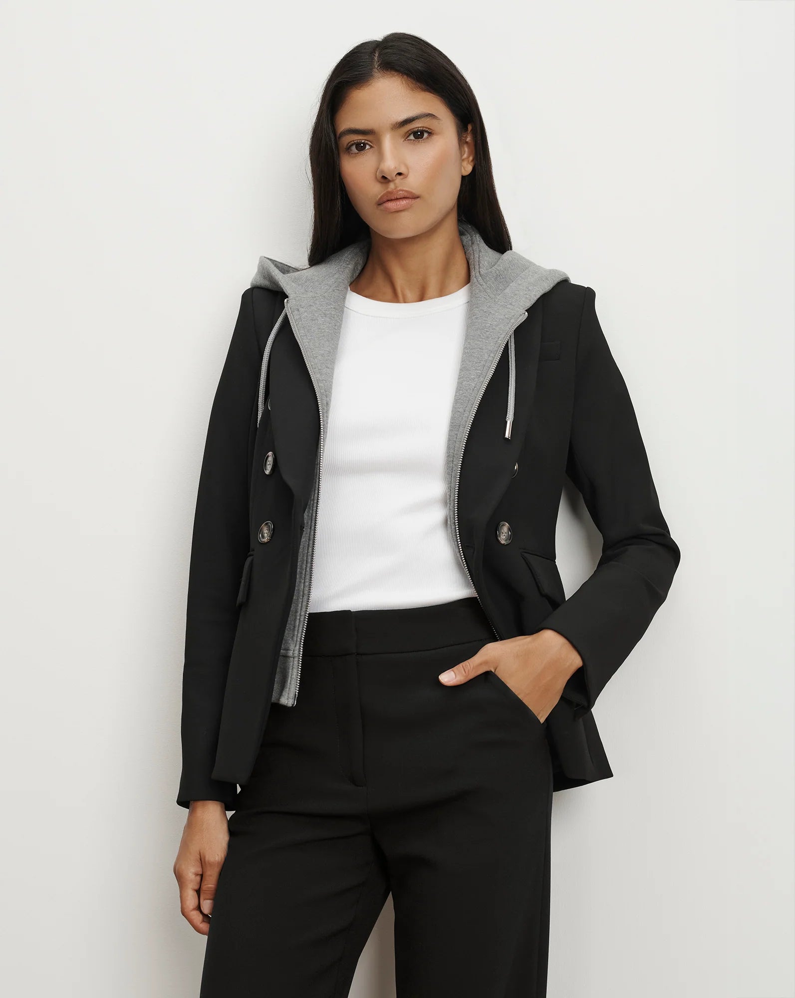 Veronica Beard Miller Dickey Jacket Black
