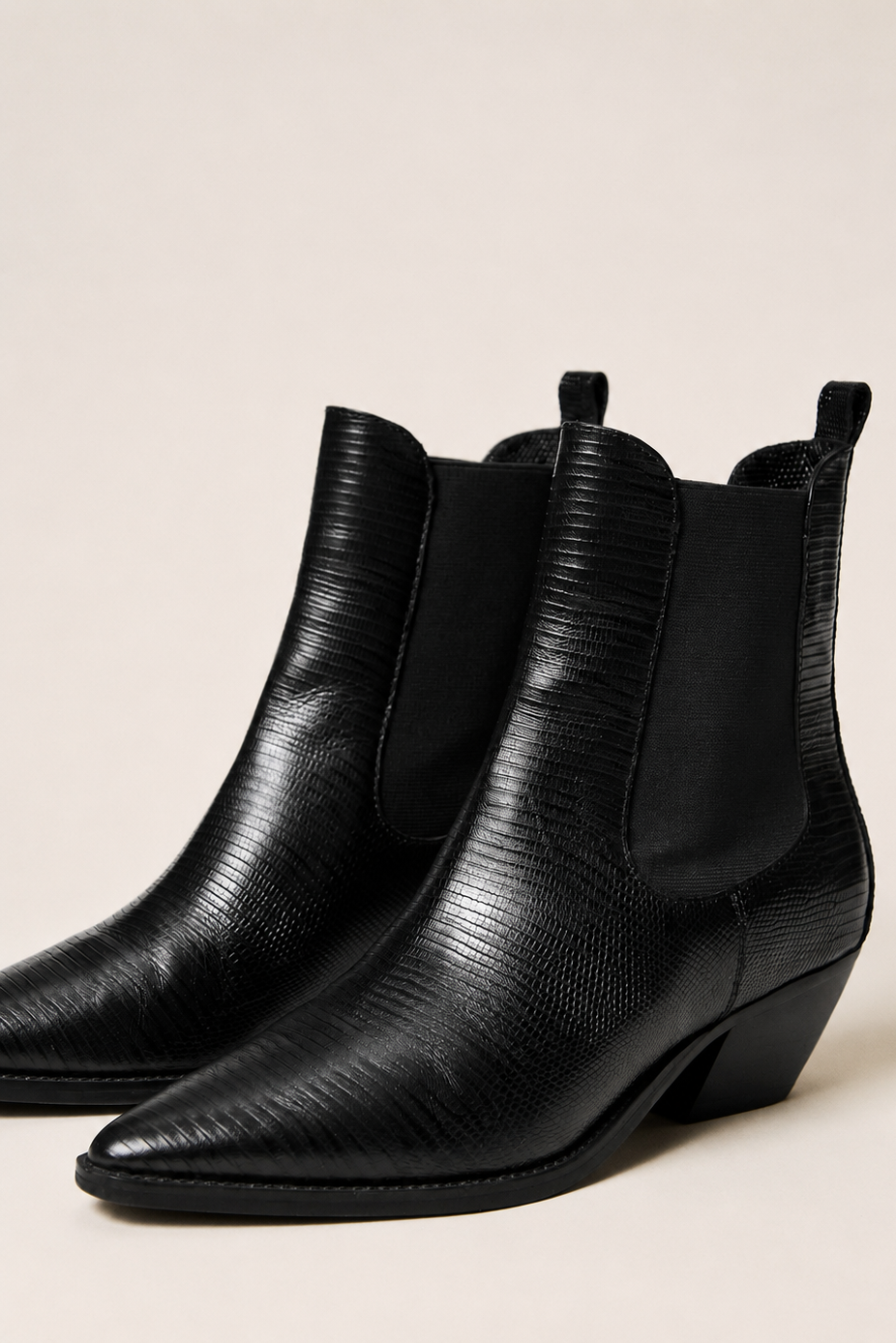 Twinset Karung Print Boots Black