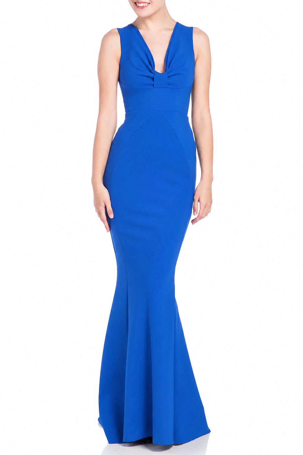 Greta Constantine Vara Gown Cobalt