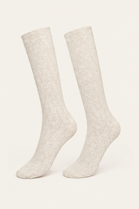 Wolford Cotton Diamond Socks Whipped Cream