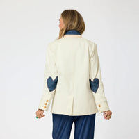 Blazer d'Été Kerri Rosenthal Crème