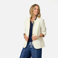 Blazer d'Été Kerri Rosenthal Crème
