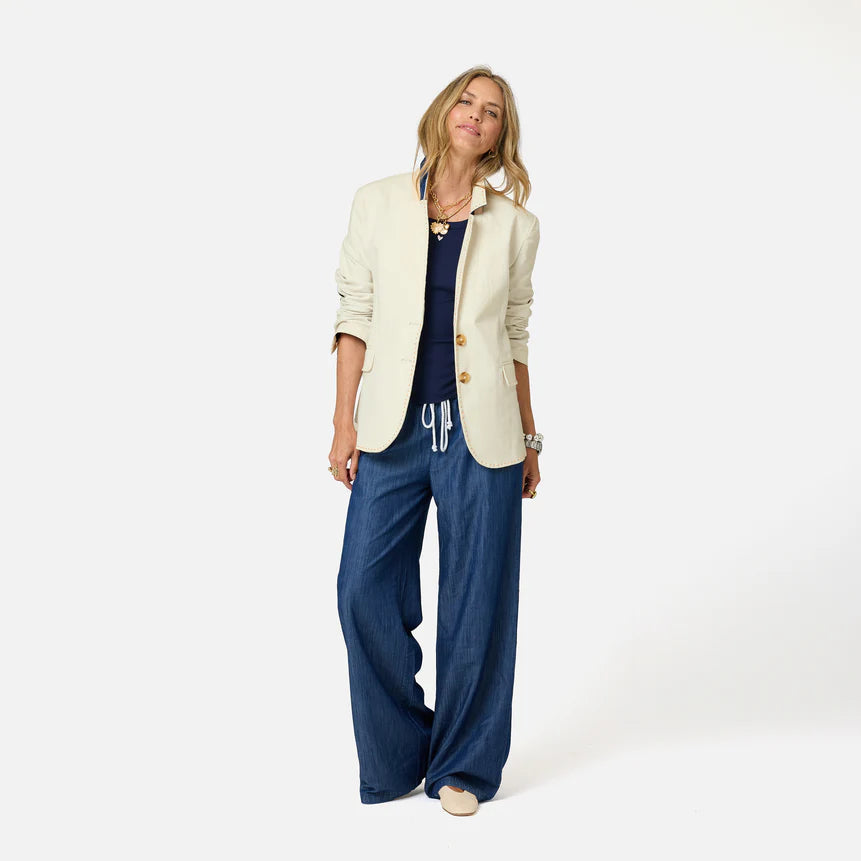 Blazer d'Été Kerri Rosenthal Crème
