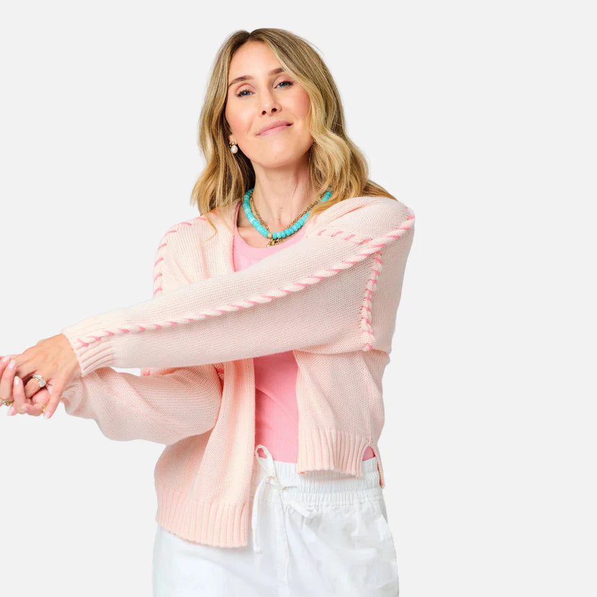 Kerri Rosenthal Sienna Cardigan Sugar Pink