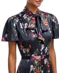 Robe Willow Bouquet Iris Cinq a Sept Noir Multi