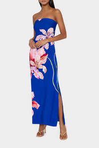 Milly Maxi Satin Florale Vera