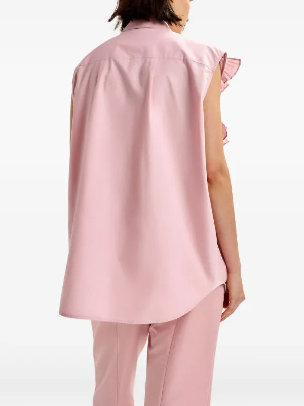 Chemise Essentiel Antwerp Jeendarlene Only Frills Rose Coquillage