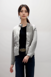 Tonet Padded Jacket Knit Sleeves & Back