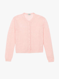 Mother The Cropped Cardigan Powder