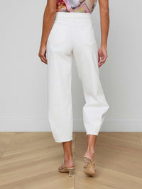 Pantalon fuselé H/R Krista blanc L'Agence