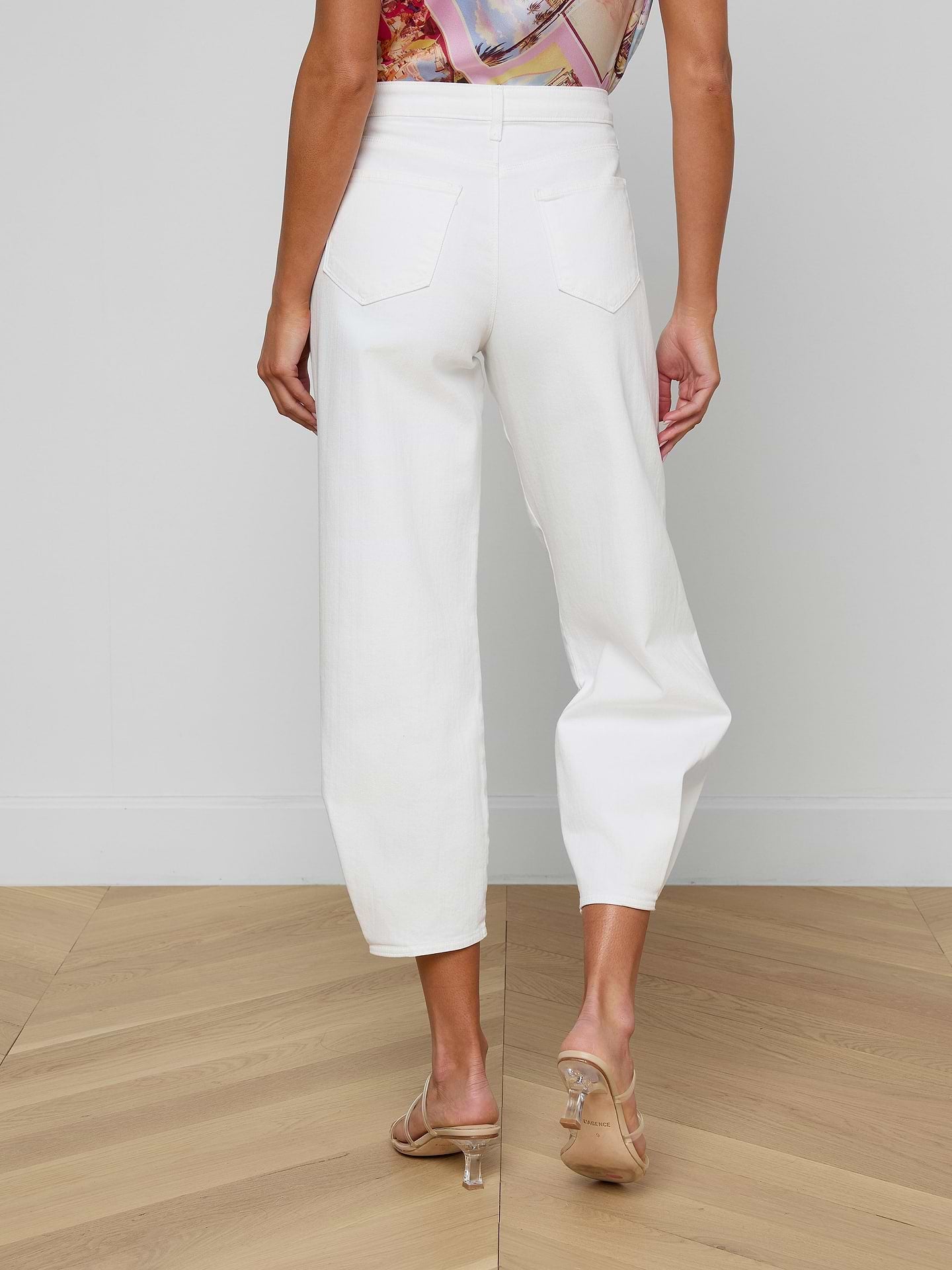Pantalon fuselé H/R Krista blanc L'Agence