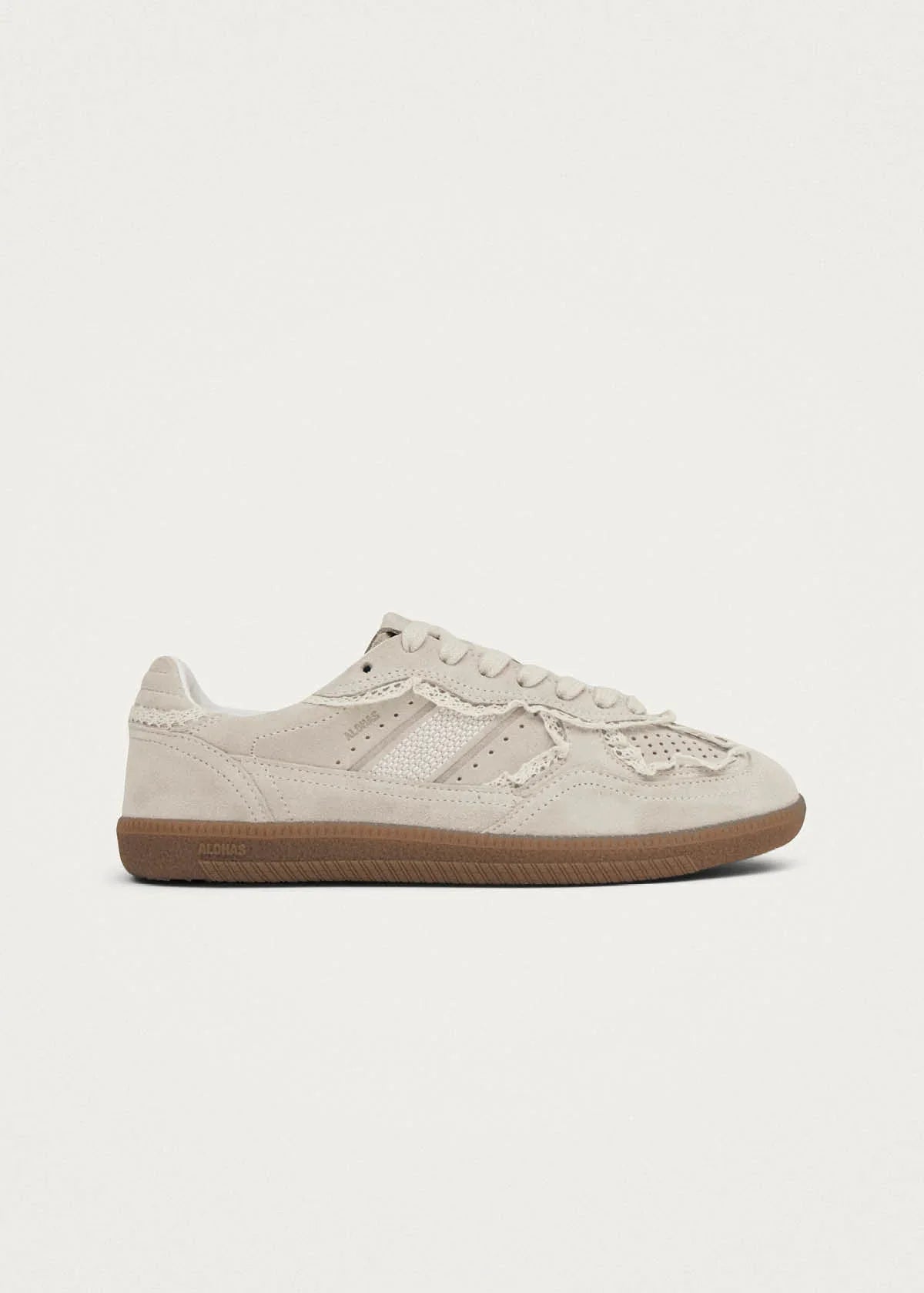 Alohas Tb.490 Crochet Leather Sneakers - Crochet Cream