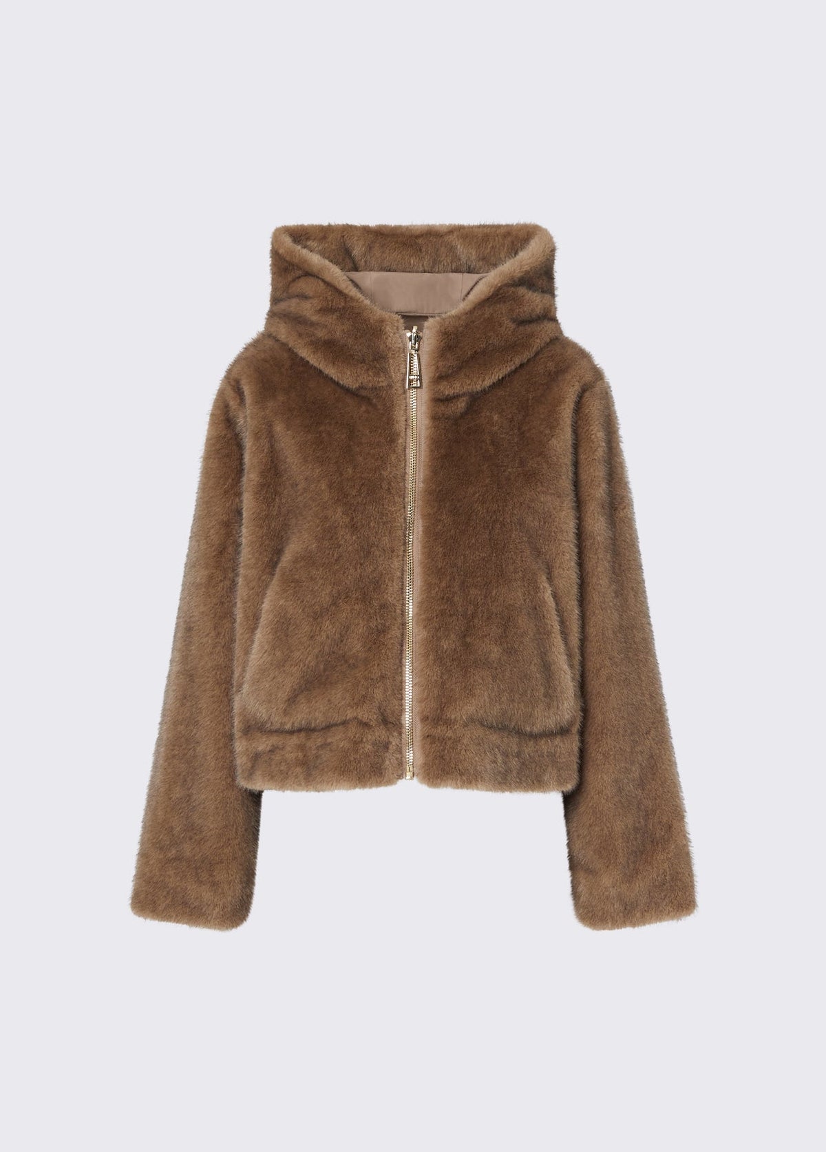 Liu Jo Sport Reversible Teddy Jacket - Light Glace/Beige