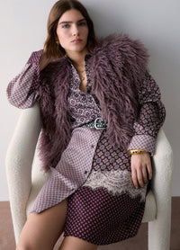 Liu Jo White Twill Shirt Dress - Mix Big Sm Geo