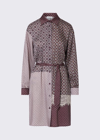 Liu Jo White Twill Shirt Dress - Mix Big Sm Geo