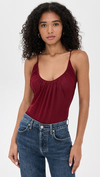 L'Agence Gelina Ruched Bodysuit