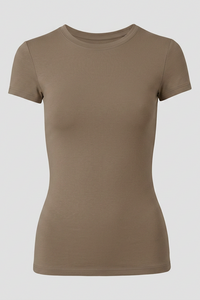 Majestic Filatures Soft-Touch Short-Sleeve Crewneck - Havana