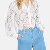 L'Agence Odelia Lace Blouse