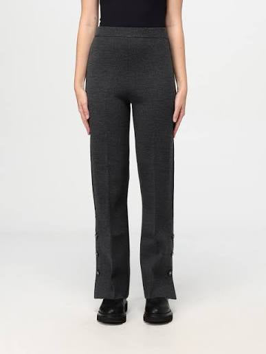 Twinset Wool Knit Straight Pants