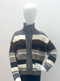 Tonet Avanti Cardigan Grey Rust