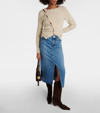 Frame Midaxi Jean Skirt