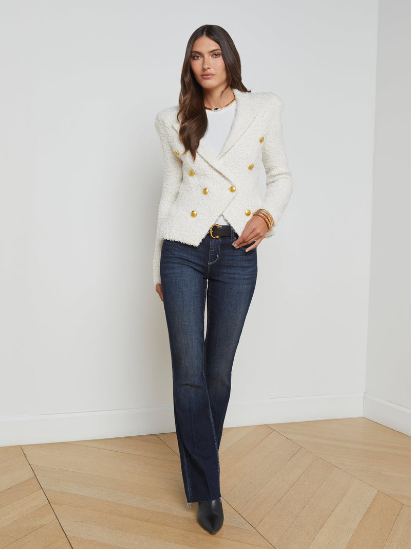 L'Agence Bethany Knit Blazer