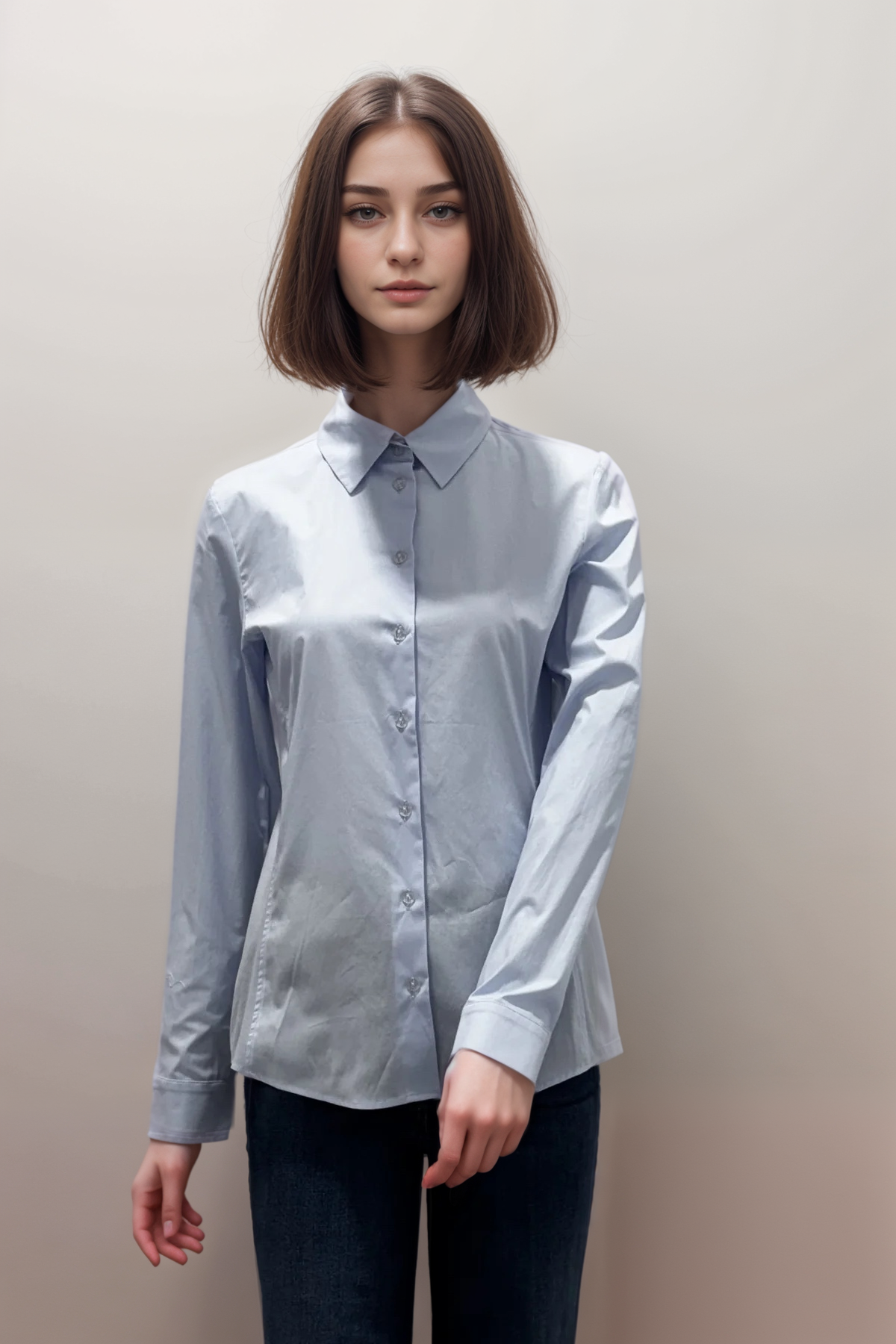 Mary N Max Stretch Cotton Shirt