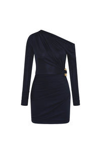 Rebecca Vallance Erin Long Sleeve Mini Dress Black Dress