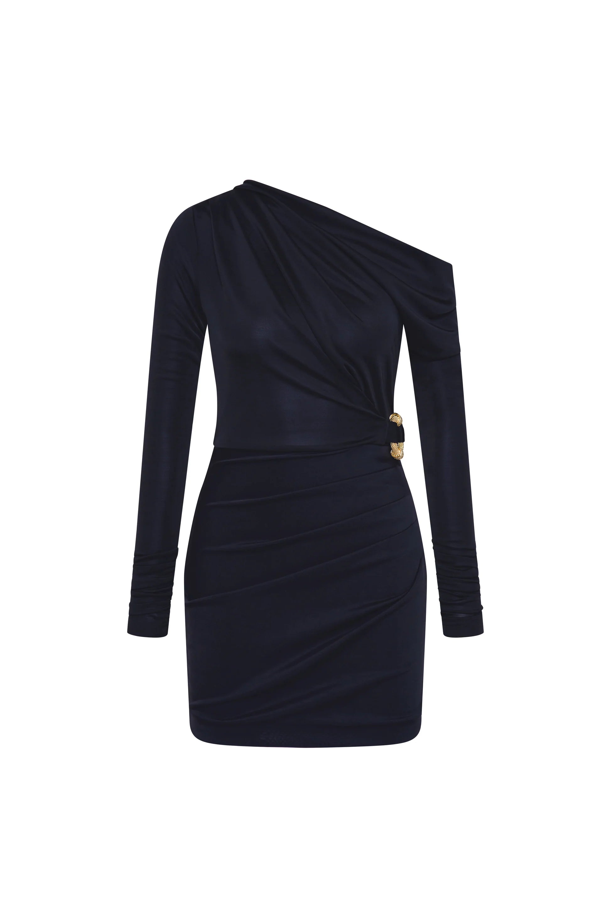 Rebecca Vallance Erin Long Sleeve Mini Dress Black Dress