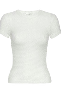 Frame Mesh Lace Baby Tee