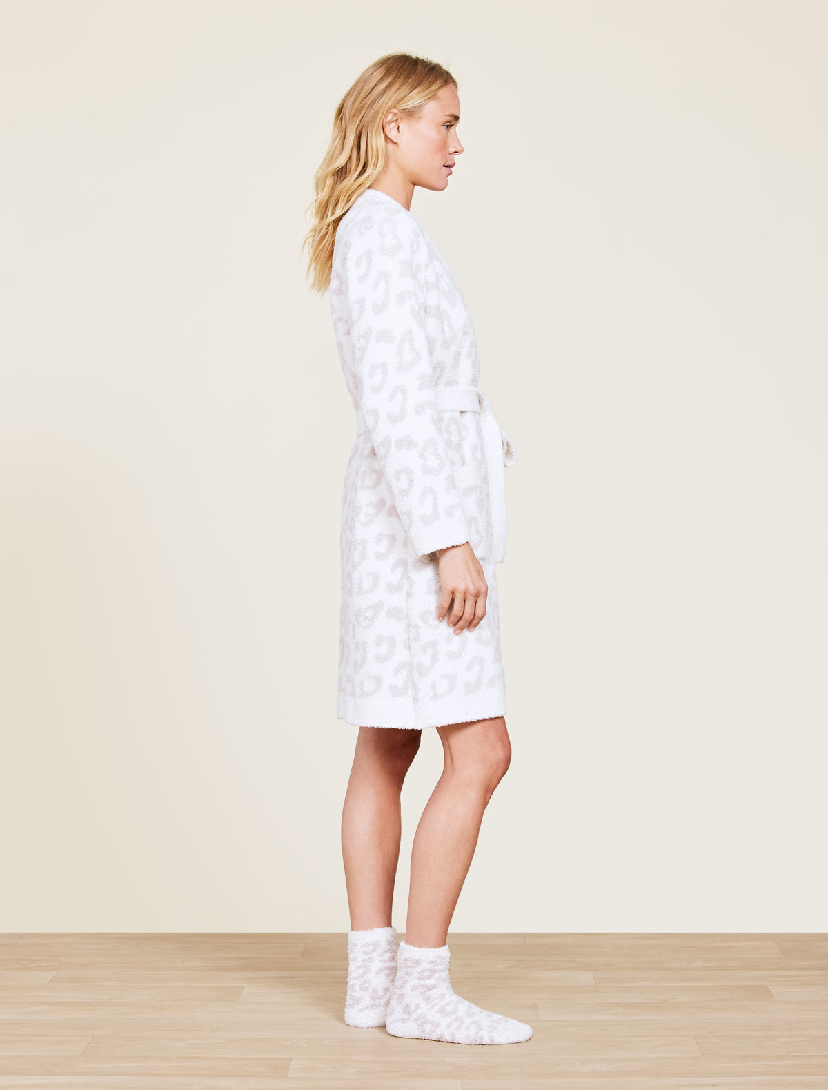 Barefoot Dreams Womens Womens Wild Robe Cream/Stone