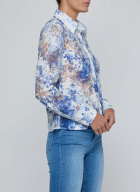 Blouse en dentelle L'Agence Maia Iv/Bl Wtrclr Psly