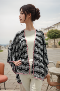 Missoni Zig Zag Knit Poncho