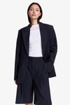 Smythe Oversized Layered Blazer With Detachable Vest