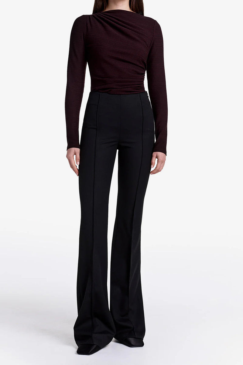 Smythe Pintuck Flare Pant