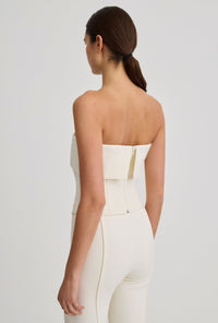 Smythe FA26094-IVORY Bustier superposé blanc d’hiver