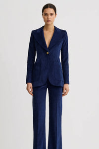 Smythe Patch Pocket Birkin Blazer Blue