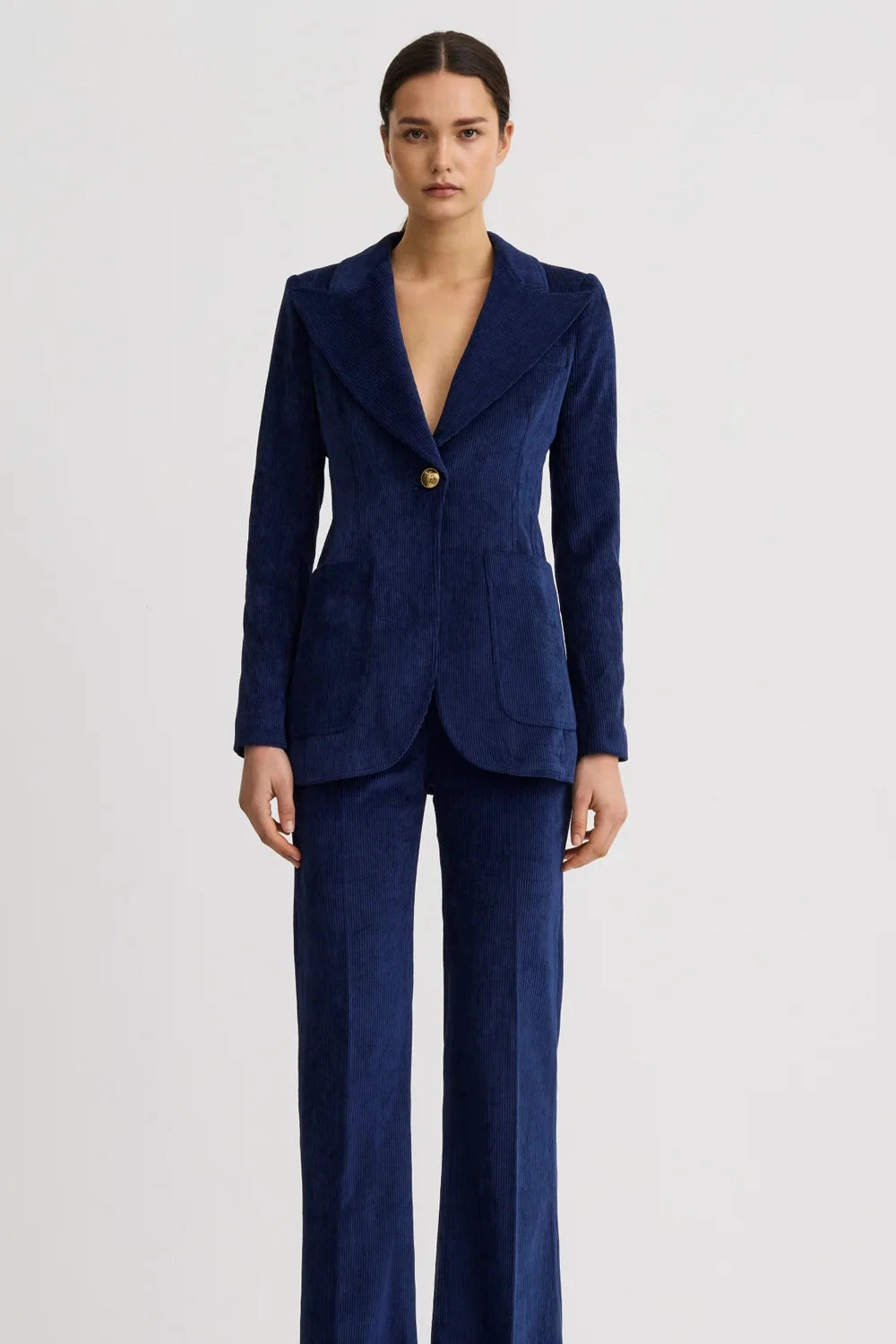 Smythe Patch Pocket Birkin Blazer Blue