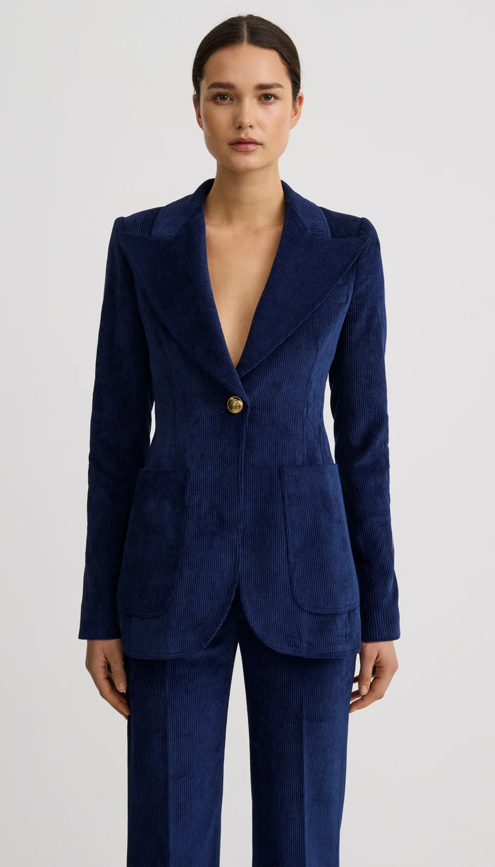 Smythe Patch Pocket Birkin Blazer Blue