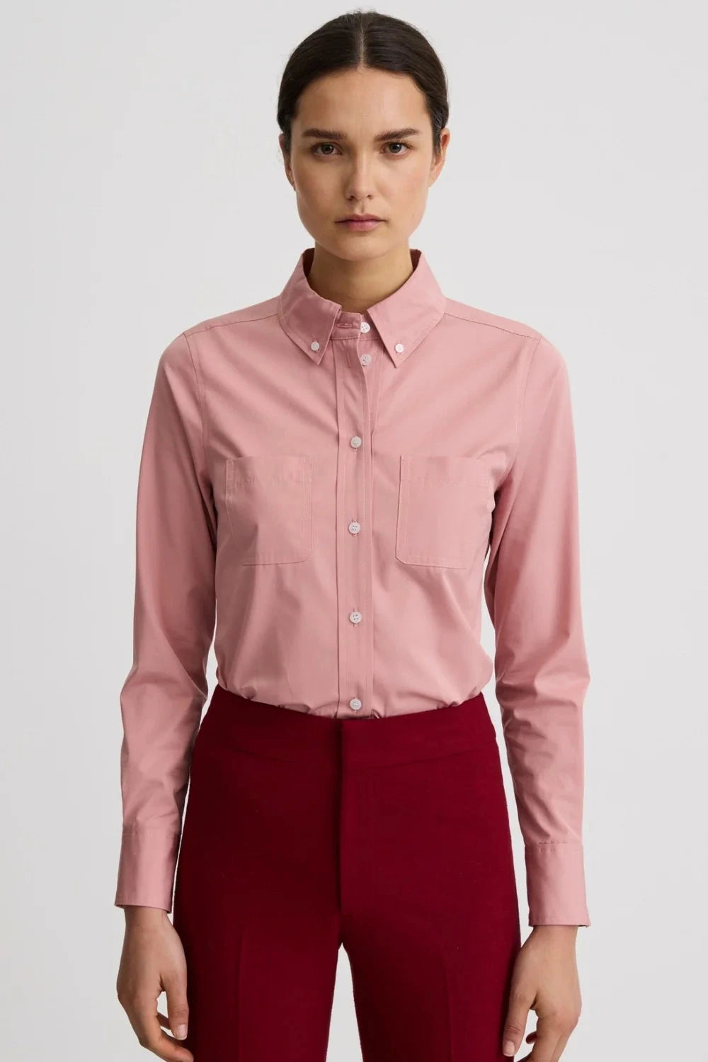 Smythe Button Down Shirt Pink