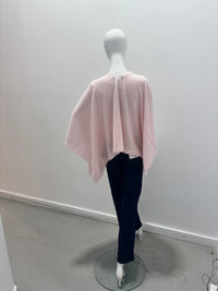 Poncho en maille en cachemire biologique Repeat Feather
