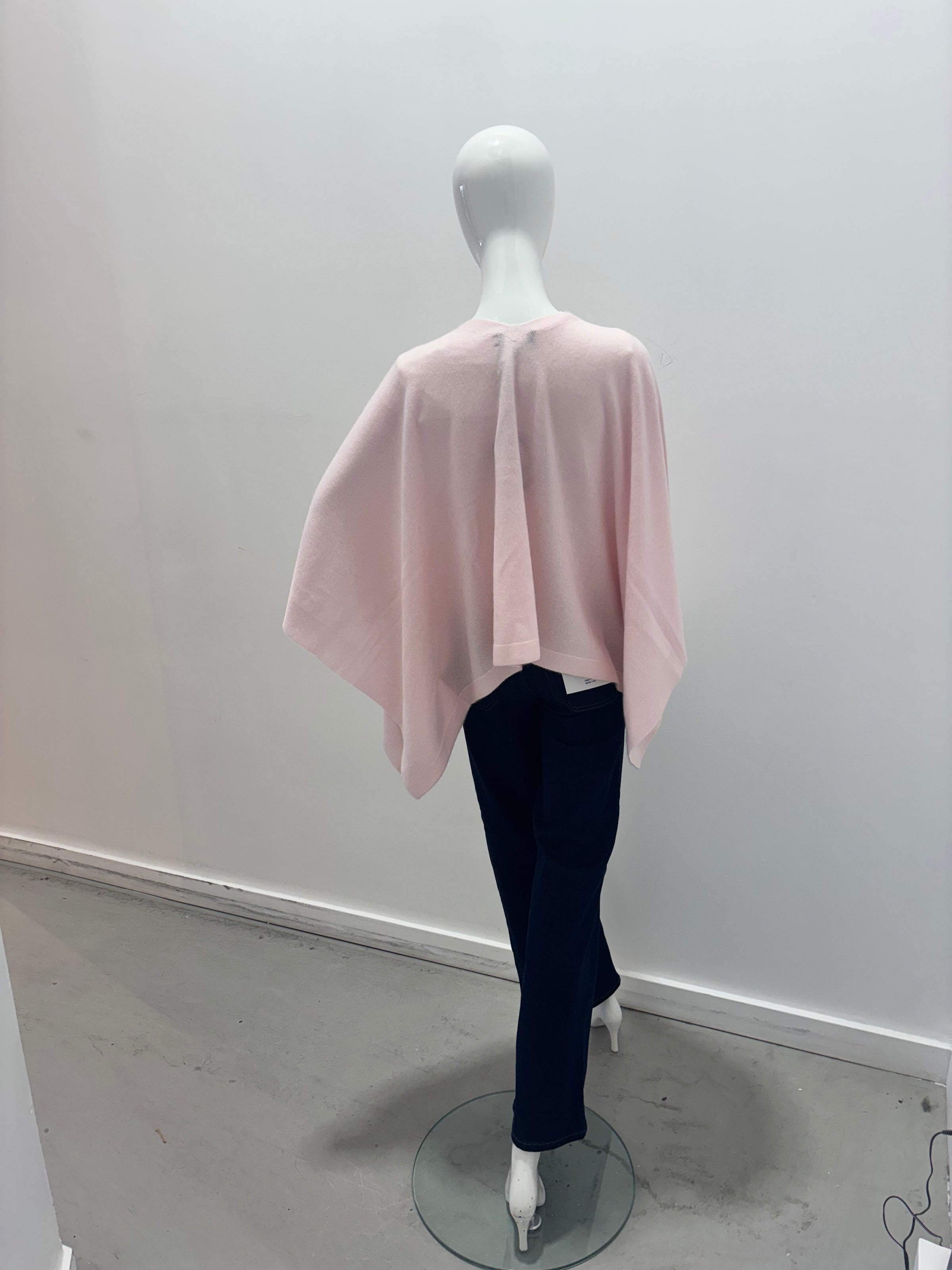 Poncho en maille en cachemire biologique Repeat Feather