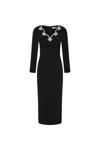 Robe midi Harlynn Rebecca Vallance noire