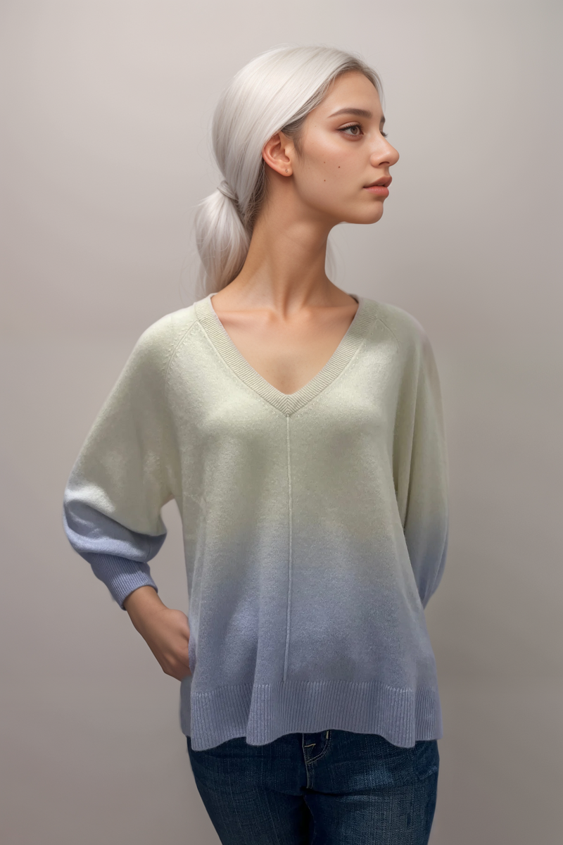 Repeat Cashmere Ombre Knitted Pullover